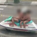 [Vídeo] Família é flagrada andando de ‘jet ski com rodas’ em São Francisco do Sul