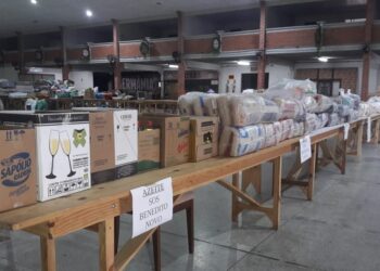 Cerca de 17 toneladas de mantimentos foram arrecadados em apoio a Benedito Novo