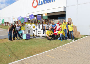 Colaboradores da Lunelli doam mais de 7,9 toneladas de alimentos para a campanha Natal Feliz