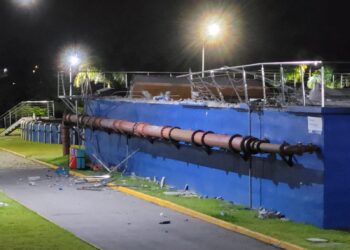 Homem fica ferido após explosão no Samae de Jaraguá do Sul