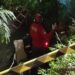 Motociclista fica ferido após cair no rio em Jaraguá do Sul