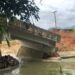 Ponte da Trindade, entre Schroeder e Jaraguá do Sul, desaba