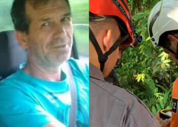 Bombeiros entram no terceiro dia de buscas por homem desaparecido em Schroeder