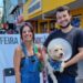 Cinco cães ganham um lar na feira de adoção da Fujama