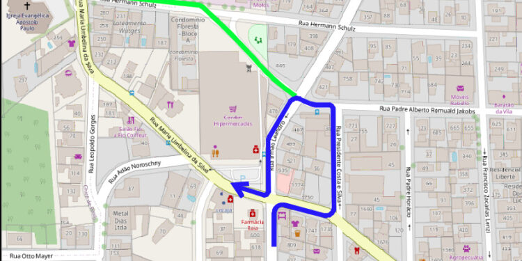 Binário da Vila Lenzi terá nova etapa a partir de segunda-feira (30)
