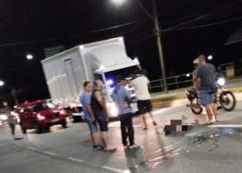 Homem é atropelado e fica em estado crítico em Jaraguá do Sul