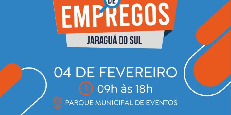 Jaraguá do Sul vai sediar o 1º Feirão de Empregos em fevereiro