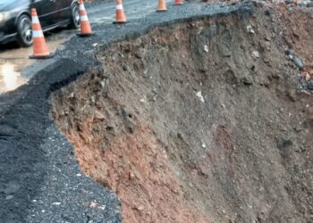 Com trecho da BR-280 interditado em Corupá, PRF faz recomendação de desvio