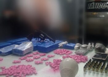 PM apreende ecstasy, maconha, revólver e munições em Corupá