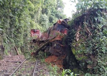 Queda de barreiras provocou descarrilamento de trem entre Corupá e São Bento do Sul