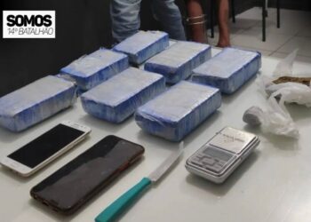 PM encontra quase 2,5Kg de maconha e prende traficantes em Jaraguá