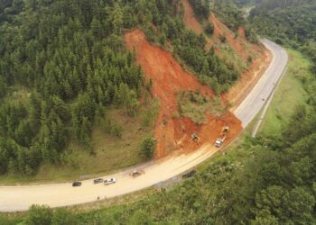 BR-280 segue totalmente interditada na Serra de Corupá