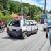 Três carros colidem em Jaraguá do Sul