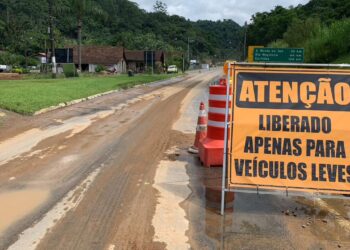 Serra de Corupá liberada para veículos leves
