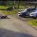 [Vídeo] Motociclista tenta fugir da PM e cai em estrada de chão em Guaramirim