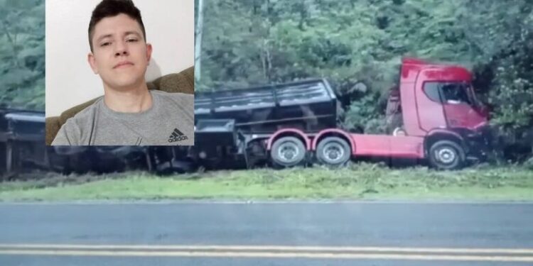 Identificada vítima de grave acidente na BR-280, em Jaraguá do Sul