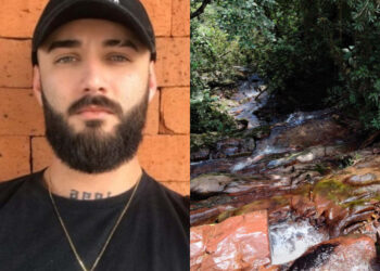 Identificado motociclista que caiu em cachoeira e morreu preso pelos pés em SC