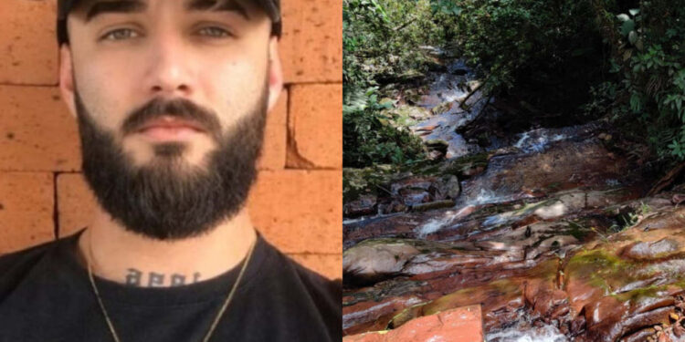 Identificado motociclista que caiu em cachoeira e morreu preso pelos pés em SC