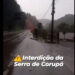 [Vídeo] Serra de Corupá é novamente interditada