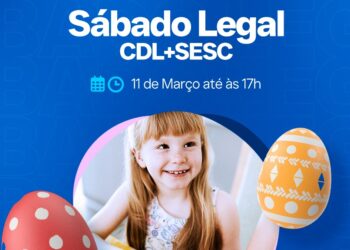CDL e Sesc promovem Sábado Legal de Páscoa, neste dia 11 em Jaraguá