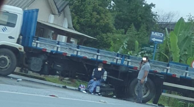 Motociclista fica gravemente ferido em acidente em Jaraguá do Sul