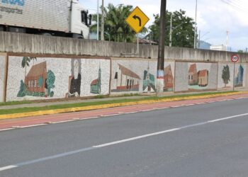 Mosaico que conta a história de Guaramirim deverá ser finalizado no fim do ano