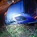 Homem perde controle de carro, cai em barranco e é preso por embriaguez em Massaranduba