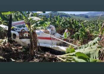 [Urgente] Avião agrícola cai em Corupá