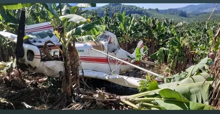 [Urgente] Avião agrícola cai em Corupá