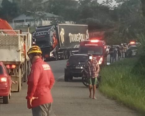 Motociclista morre em acidente na SC-108, em Guaramirim