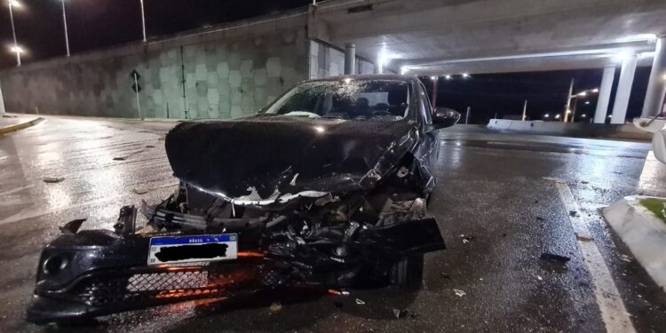 Colisão entre dois carros é registrada em Guaramirim