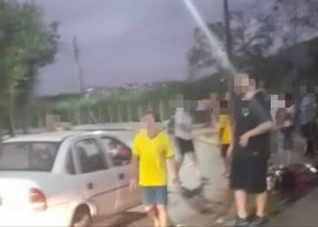 Motociclista fica gravemente ferido após acidente em Jaraguá