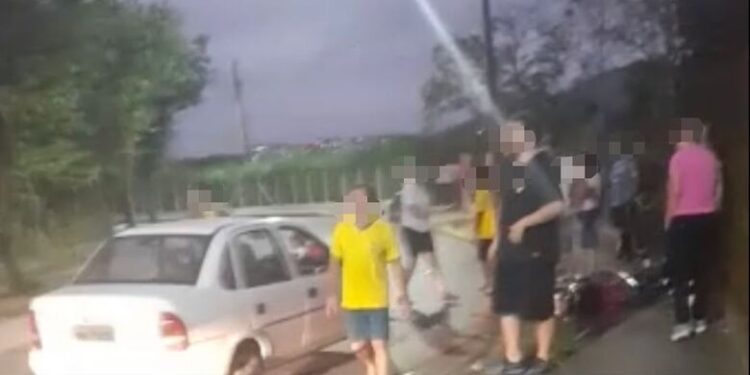 Motociclista fica gravemente ferido após acidente em Jaraguá