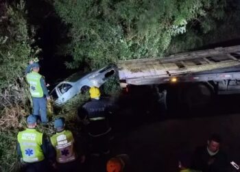 Quatro pessoas da mesma família morrem em acidente, em Rio Negrinho