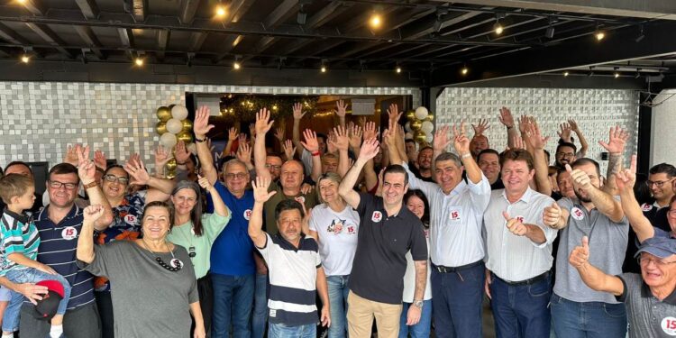 Antídio Lunelli assume a presidência do MDB de Jaraguá do Sul