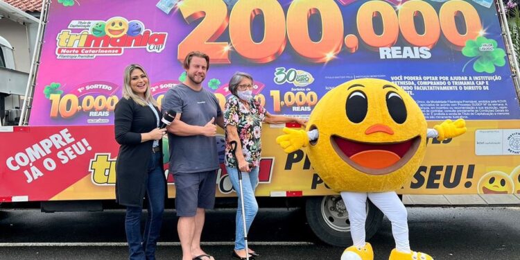 Morador de Jaraguá do Sul ganha R$ 50 mil na Trimania