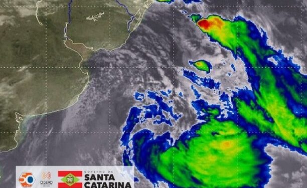 Defesa Civil de Santa Catarina alerta para formação de Ciclone
