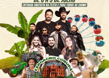 ExpoAgro Corupá 2023 terá quatro shows nacionais e entrada gratuita