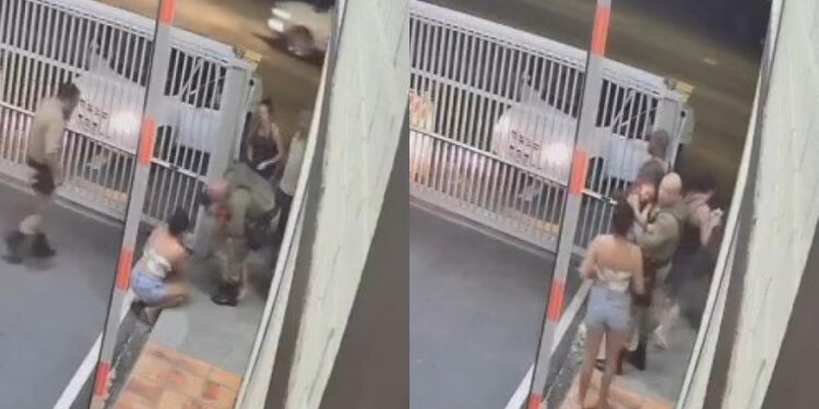 [Vídeo] PMs salvam criança em Blumenau