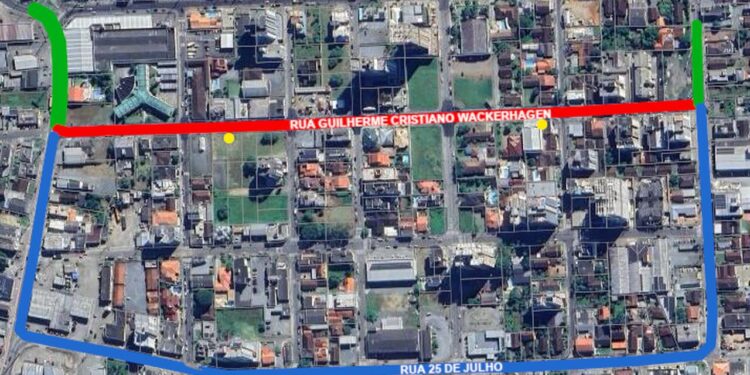 Linha de ônibus 410 altera trajeto no bairro Vila Nova, em Jaraguá do Sul