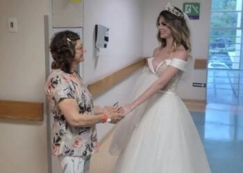 [Vídeo] Noiva visita avó em hospital de Jaraguá do Sul antes do casamento