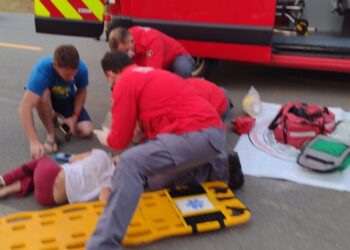 Criança é atropelada em Guaramirim