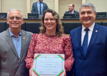 Educação de Jaraguá do Sul recebe homenagem na Alesc