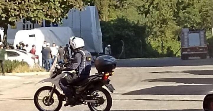 Princípio de incêndio é registrado na WEG, em Jaraguá do Sul