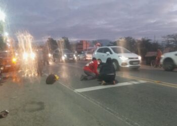 Motociclista fica gravemente ferido após acidente na BR-280, em Jaraguá do Sul