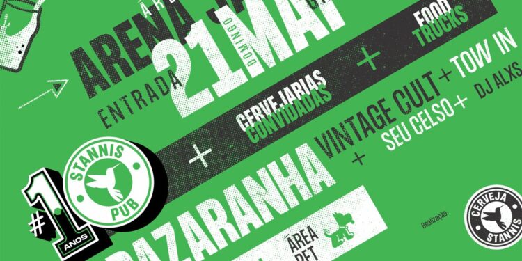 Stannis Pub comemora 10 anos com show da banda Dazaranha na Arena Jaraguá