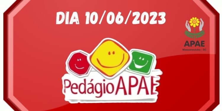 Pedágio da Apae de Massaranduba acontece neste sábado (10)