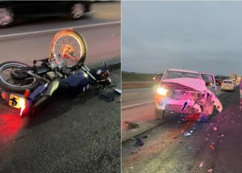 [Vídeo] Motociclista morre em acidente na BR-280, em Guaramirim