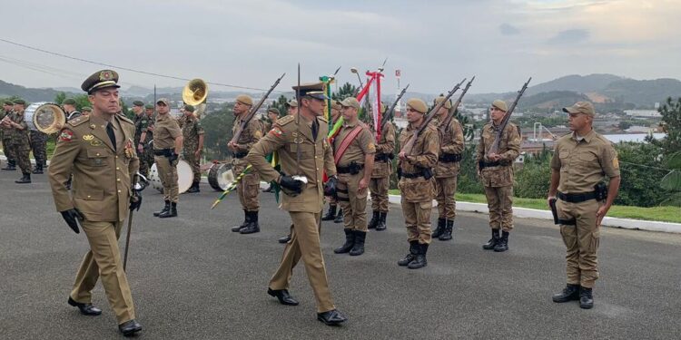 [Vídeo] PM de Guaramirim tem troca de comando