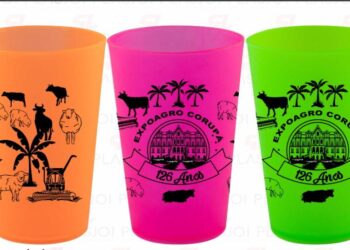 ExpoAgro Corupá 2023 terá copo ecológico para reduzir a geração de lixo descartável